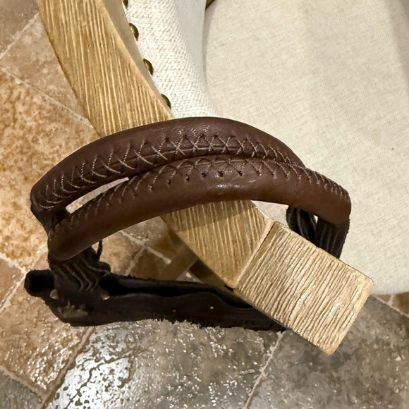 UGG Brown Suede Fringed Handbag - Picture 5 of 11